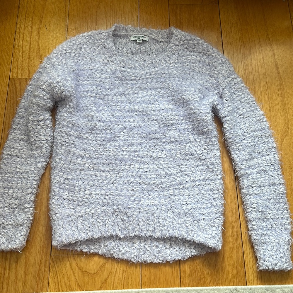Purple soft sweater for girls
